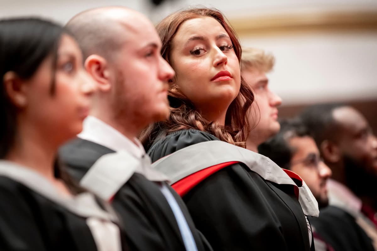 She’s back! The student returns as a graduate 